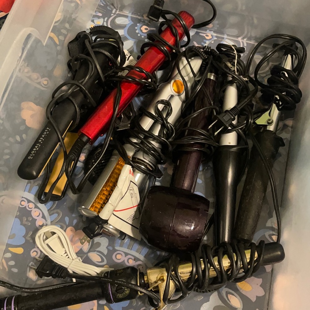 Straighteners, curling irons, wand curler